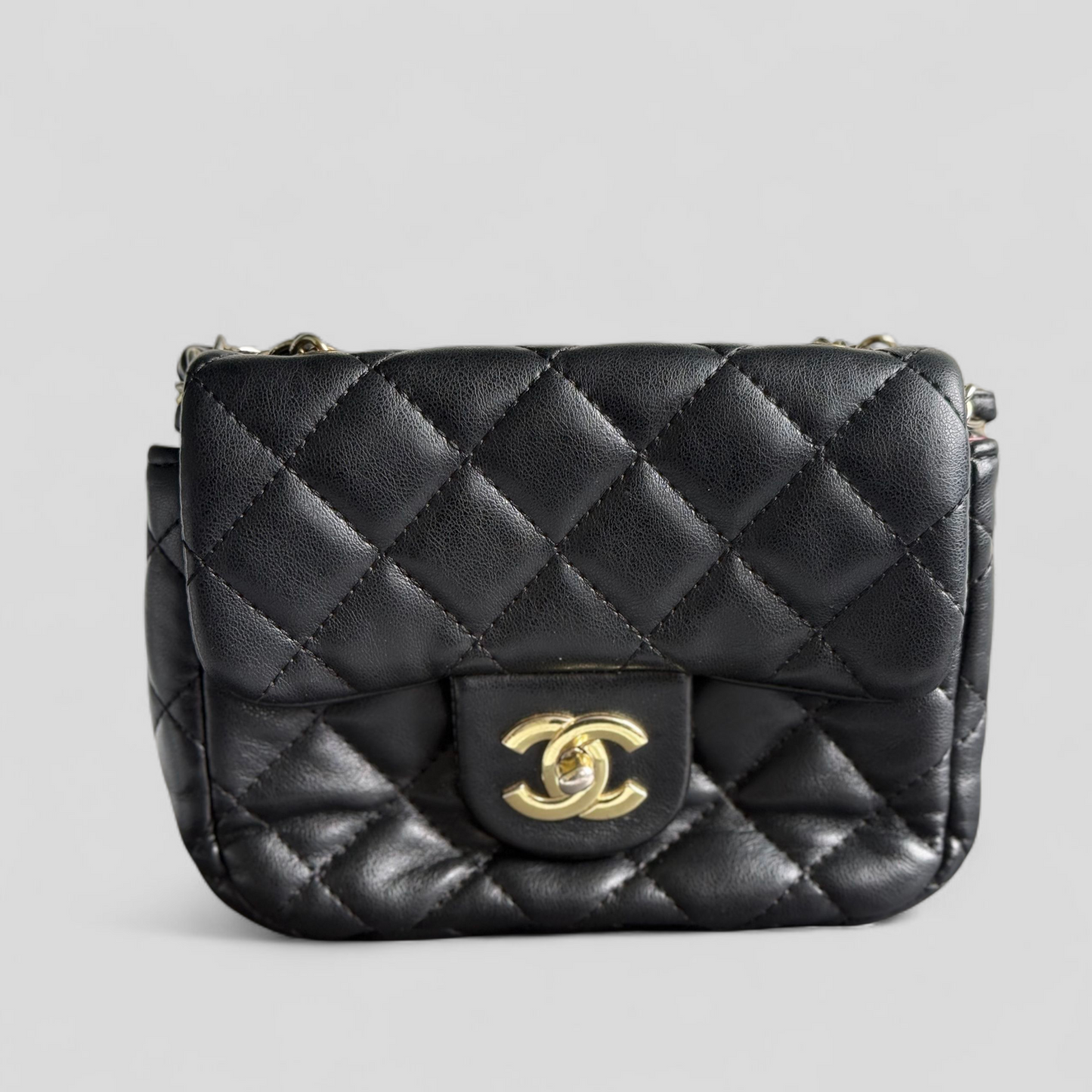 Preloved Black Quilted Flap Bag – Classic & Stylish