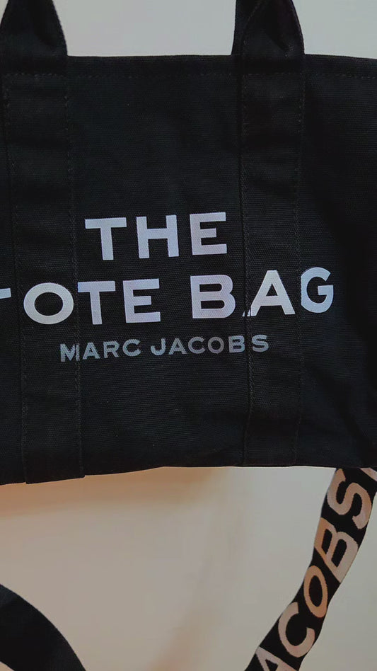 Black Canvas Tote Bag | Everyday Shopper | Preloved Casual Bag