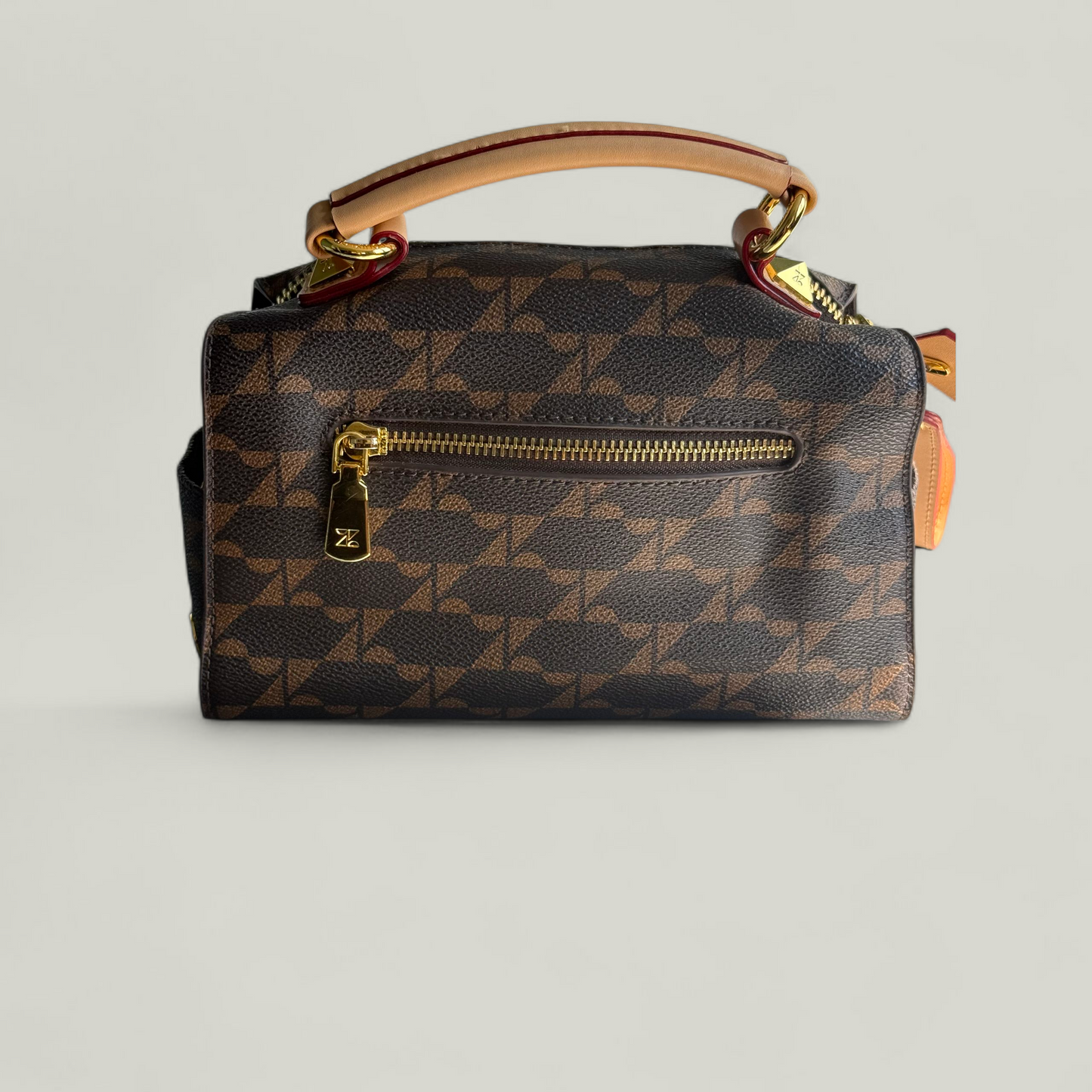 BROWN LEATHER SHOULDER BAG