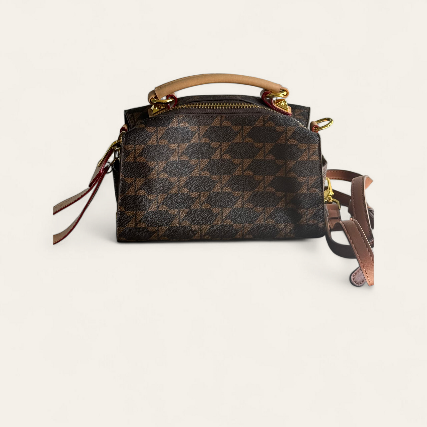 BROWN LEATHER SHOULDER BAG