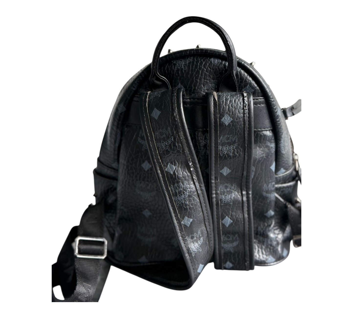 Preloved Studded Backpack – Edgy & Stylish