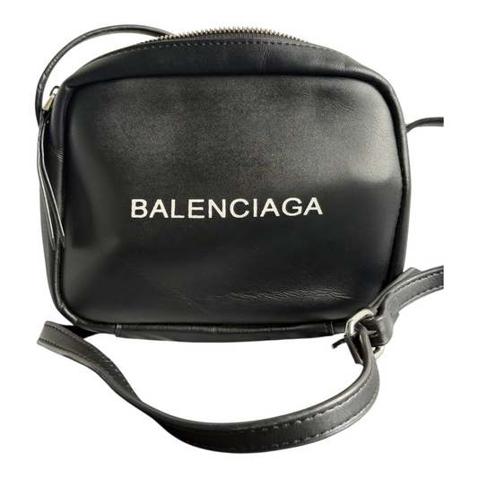 Preloved Black Crossbody Bag – Designer Style